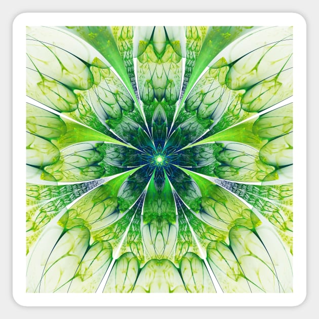Green flower Sticker by krinichnaya